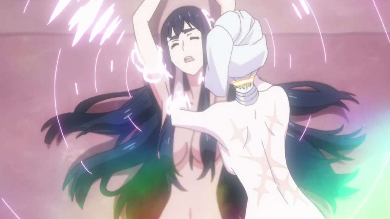 Shera is excited to bath  Harem in the Labyrinth of Another World Episode  12 